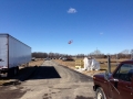 Helicopter Picking Up The Air Handler